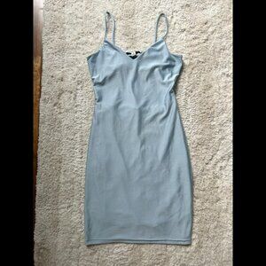 Charmed Hearts Short Light Blue Dress